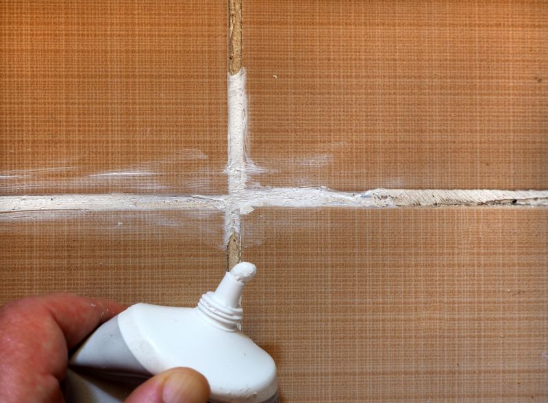 Old Grout Line Repair